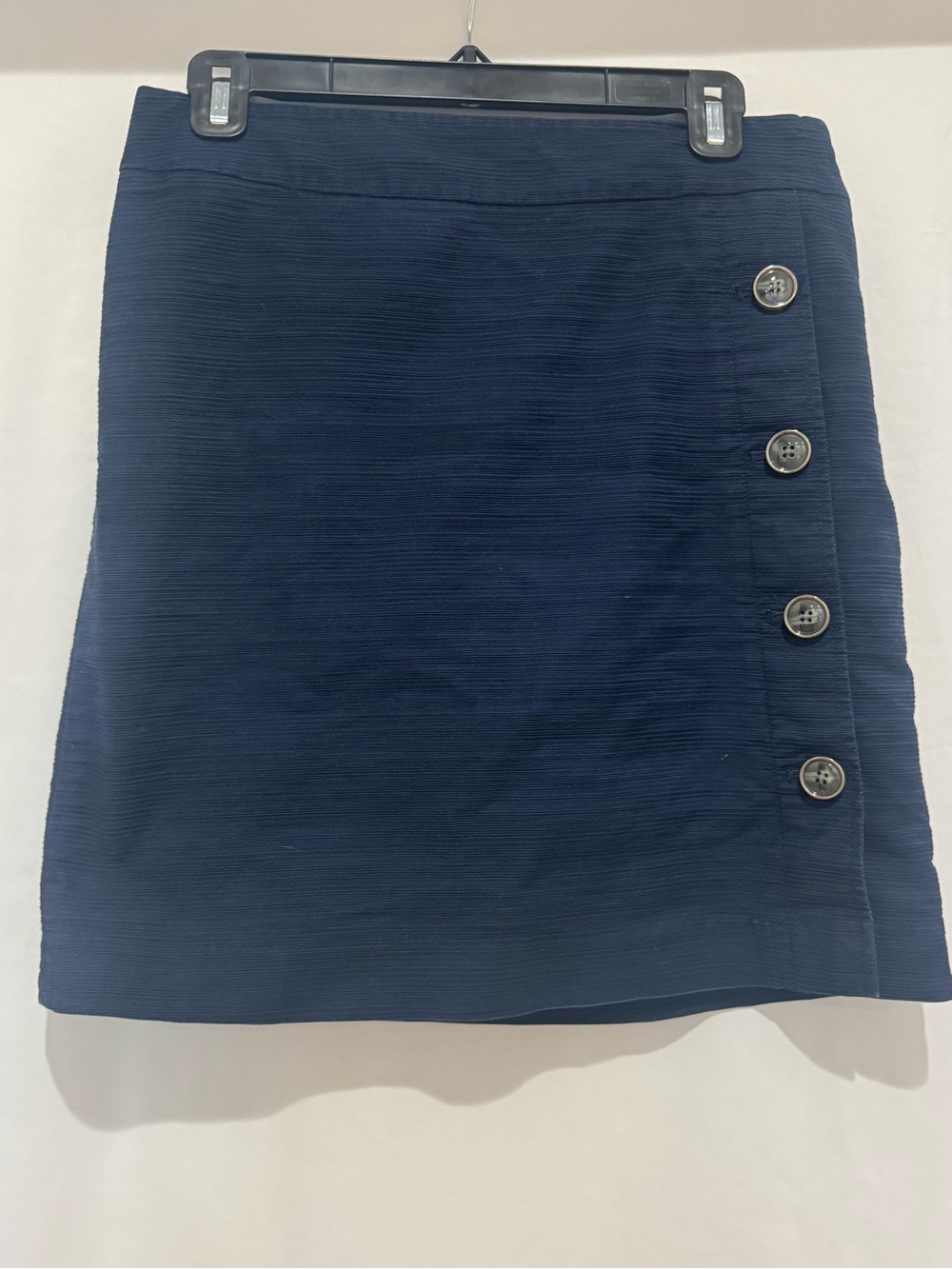 Ann Taylor Blue Skirt with Buttons